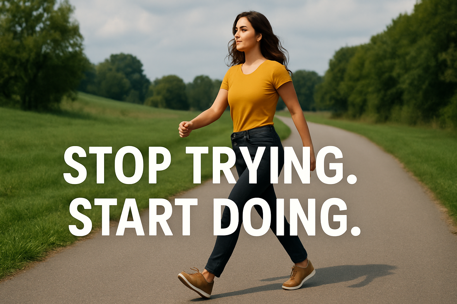 Stop Trying and Start Doing: A Guide to Real Transformation